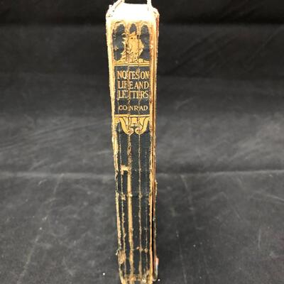 Antique Book Notes on Life and Letters by Joseph Conrad