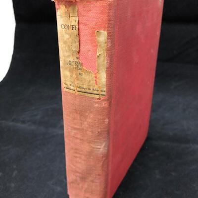 Antique Book The Confessions of Jean Jacques Rousseau with Etchings by Ed Hedouin