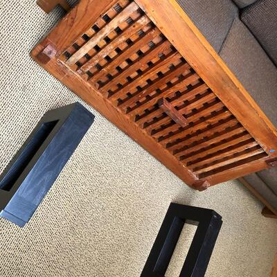 Antique Salvaged Ship Grate Coffee Table