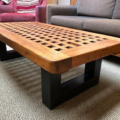 Antique Salvaged Ship Grate Coffee Table