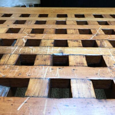Antique Salvaged Ship Grate Coffee Table