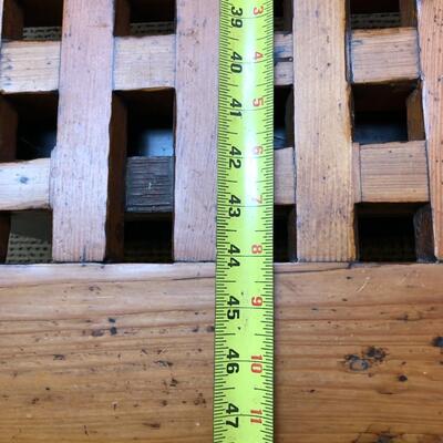 Antique Salvaged Ship Grate Coffee Table