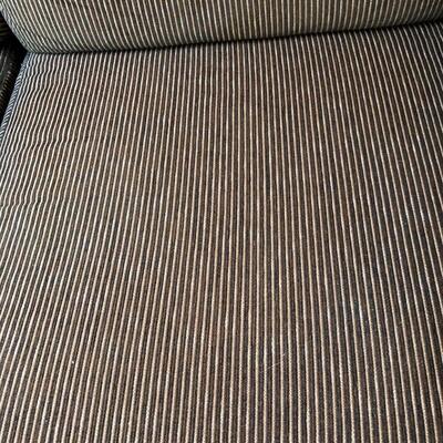 Vintage Mid Century Style Gray Sofa with Wood Legs