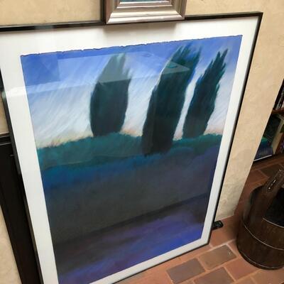 Lot of 2 Cate Brigden Framed Original Signed Pastel Art
