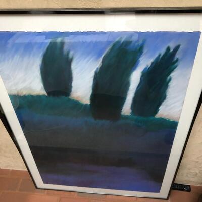 Lot of 2 Cate Brigden Framed Original Signed Pastel Art