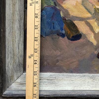Elizabeth Ogilby Original Oil on Canvas Neighborhood Urban City Scene
