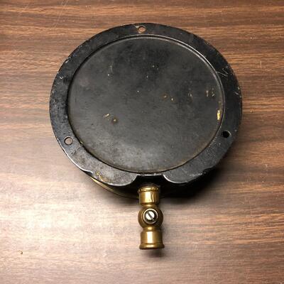 National Steam Specialty Co Chicago Antique Brass Altitude Meter