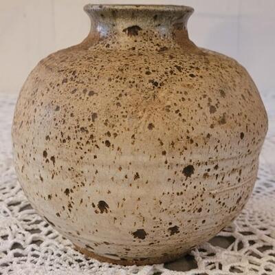 Lot 151: Ceramic Vessel and Bowl- Marked by Makers on Bottoms