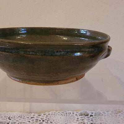 Lot 151: Ceramic Vessel and Bowl- Marked by Makers on Bottoms