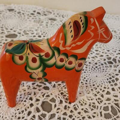 Lot 153: Nils Olsson Swedish Wood Horse