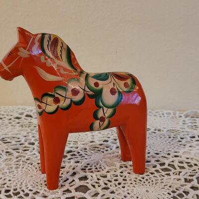 Lot 153: Nils Olsson Swedish Wood Horse