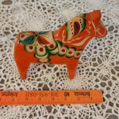 Lot 153: Nils Olsson Swedish Wood Horse
