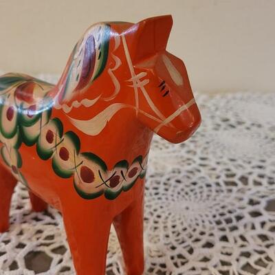 Lot 153: Nils Olsson Swedish Wood Horse