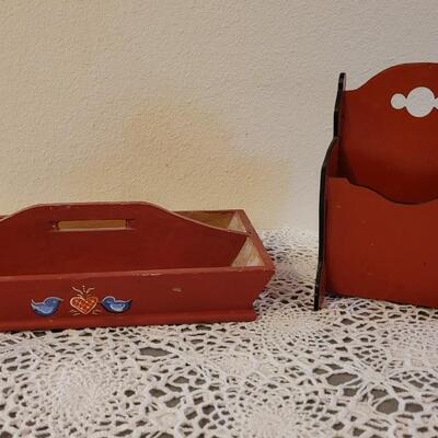 Lot 160: Dutch Wood Boxes (2)