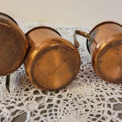 Lot 162: (3) Vintage Copper Mules