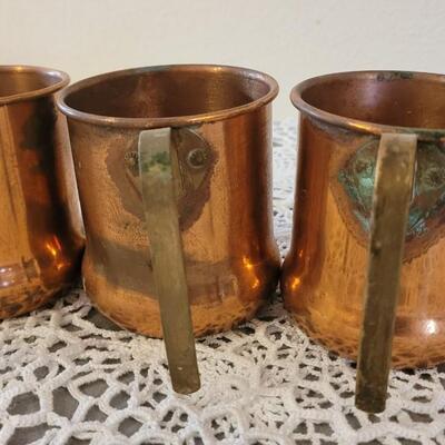 Lot 162: (3) Vintage Copper Mules