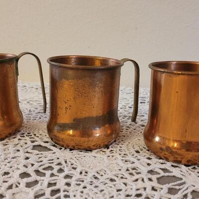 Lot 162: (3) Vintage Copper Mules