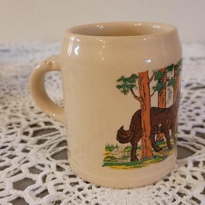 Lot 167: (4) Antique Nursery Rhymes Ceramic Mugs