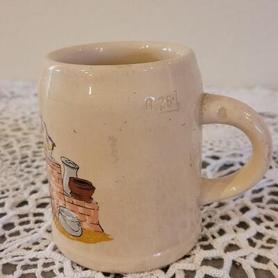 Lot 167: (4) Antique Nursery Rhymes Ceramic Mugs