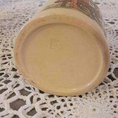 Lot 167: (4) Antique Nursery Rhymes Ceramic Mugs