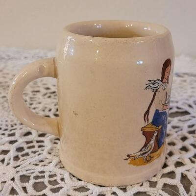 Lot 167: (4) Antique Nursery Rhymes Ceramic Mugs