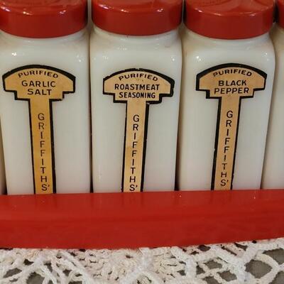 Lot 170: Vintage Griffith's Spice Rack