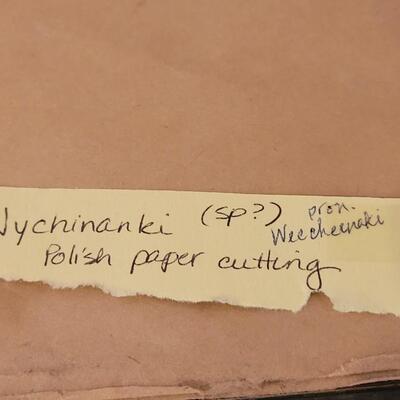 Lot 171: Wychinanki Polish Paper Art
