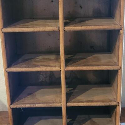 Lot 173: Antique Primitive Spice Chest