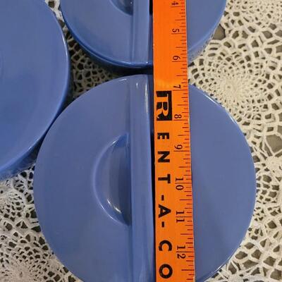 Lot 178: Vintage Hall China Blue Dishes