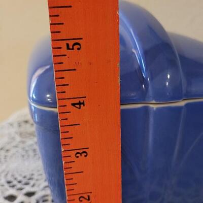 Lot 178: Vintage Hall China Blue Dishes