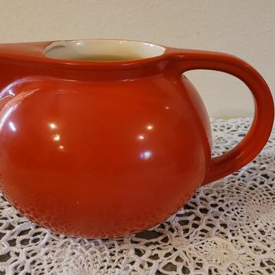 Lot 180: Vintage Universal Cambridge Red & Cream Pitchers