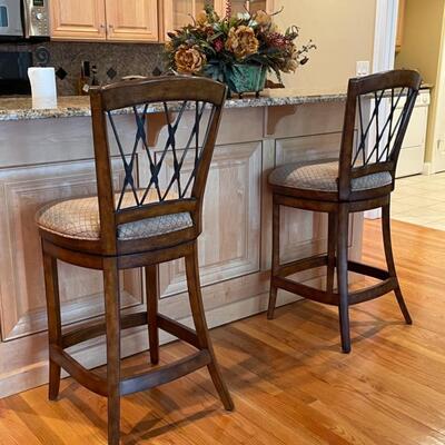 Two Frontgate stools