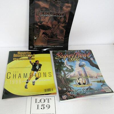 Green Bay Packers Related Magazines: 1995-6 Exclusive Ticket Holders Guide, 1996 SI Champs, 1997 Super Bowl