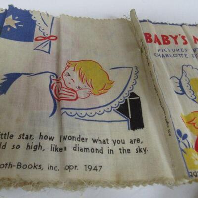 1947 Cloth Book Baby's Mother Goose, 3 Tiny Tales Books Read Description