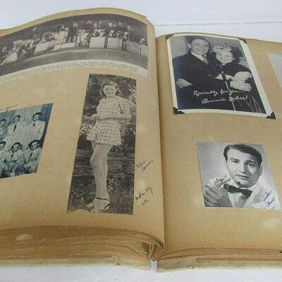 Vintage Early to Mid Century Scrapbook of Movie and Radio Stars Clippings, Etc, See All Photos!
