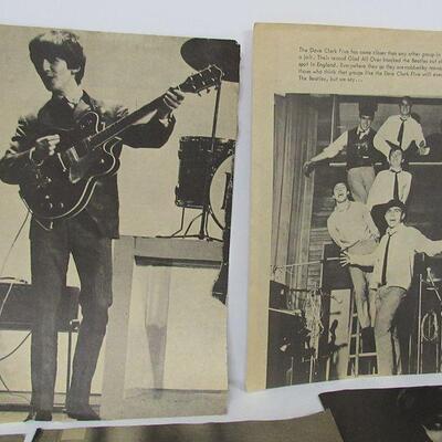 Vintage Magazine Pages of the Beatles, Dave Clark 5