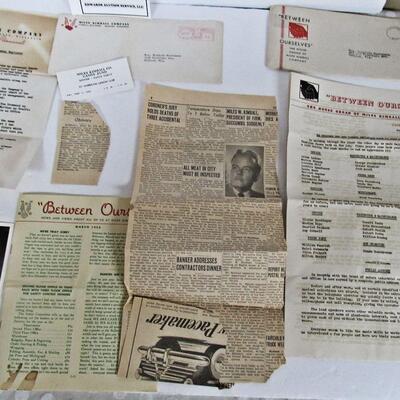 Lot of Vintage Miles Kimball, Oshkosh Paper Ephemera