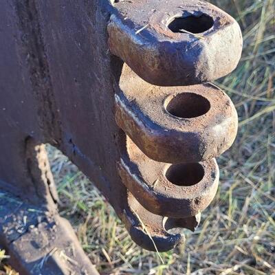 Lot 183: Antique Farm Tractor Part Yard Deco