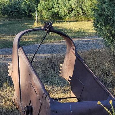 Lot 183: Antique Farm Tractor Part Yard Deco