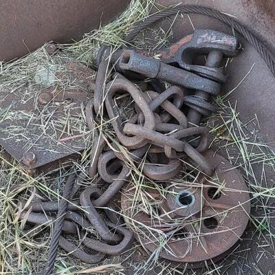 Lot 183: Antique Farm Tractor Part Yard Deco