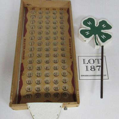 Old Bingo Ball Box, Possibly Home Made, NO Balls