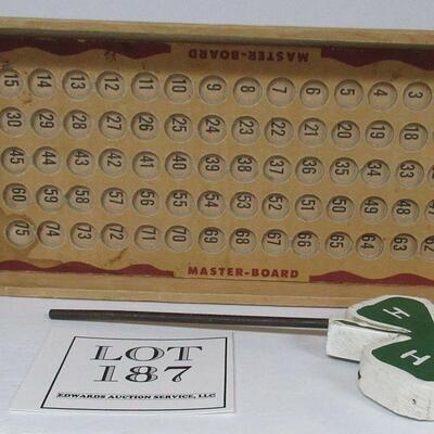 Old Bingo Ball Box, Possibly Home Made, NO Balls