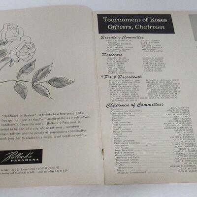 Madison Football Schedules, 1947 & 1949, and Pasadena Tournament of Roses Roses on Parade Program 1965