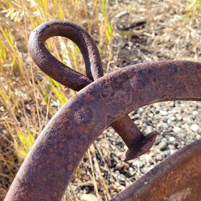 Lot 194: Antique Garfield Co. TRACTOR Bucket Attachement
