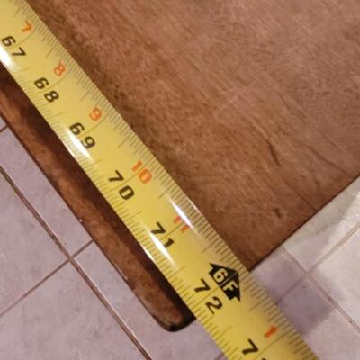 Lot 198: Vintage Library Table marked UCH on underside