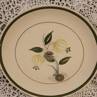 Lot 204: Blue Ridge Handpainted 2 Tier Serving Tray