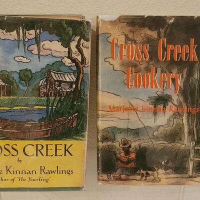 Lot 206: 1942 Cross Creek  & 1942 Cross Creek Cookery (Recipe Book) by Rawlings