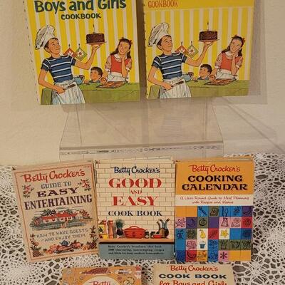 Lot 207: Vintage Betty Crocker Cook Books