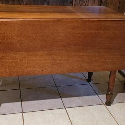 Lot 210: Antique Drop Leaf Table