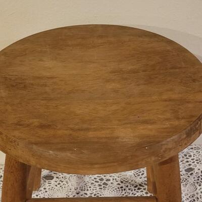 Lot 211: Vintage Wood Stool